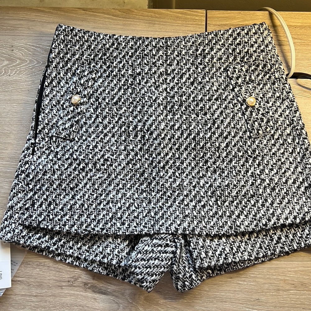 NWT Tweed High Waisted Shorts